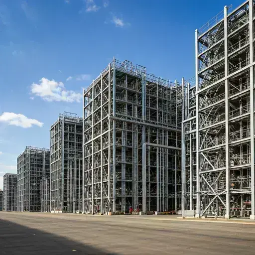 Large scale industrial HVAC infrastructure in Houston Texas